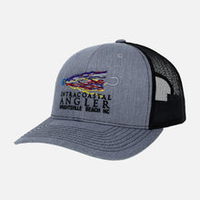 Load image into Gallery viewer, Intracoastal Angler - Lure Stitch Trucker - Heather Grey/Black - Richardson 112
