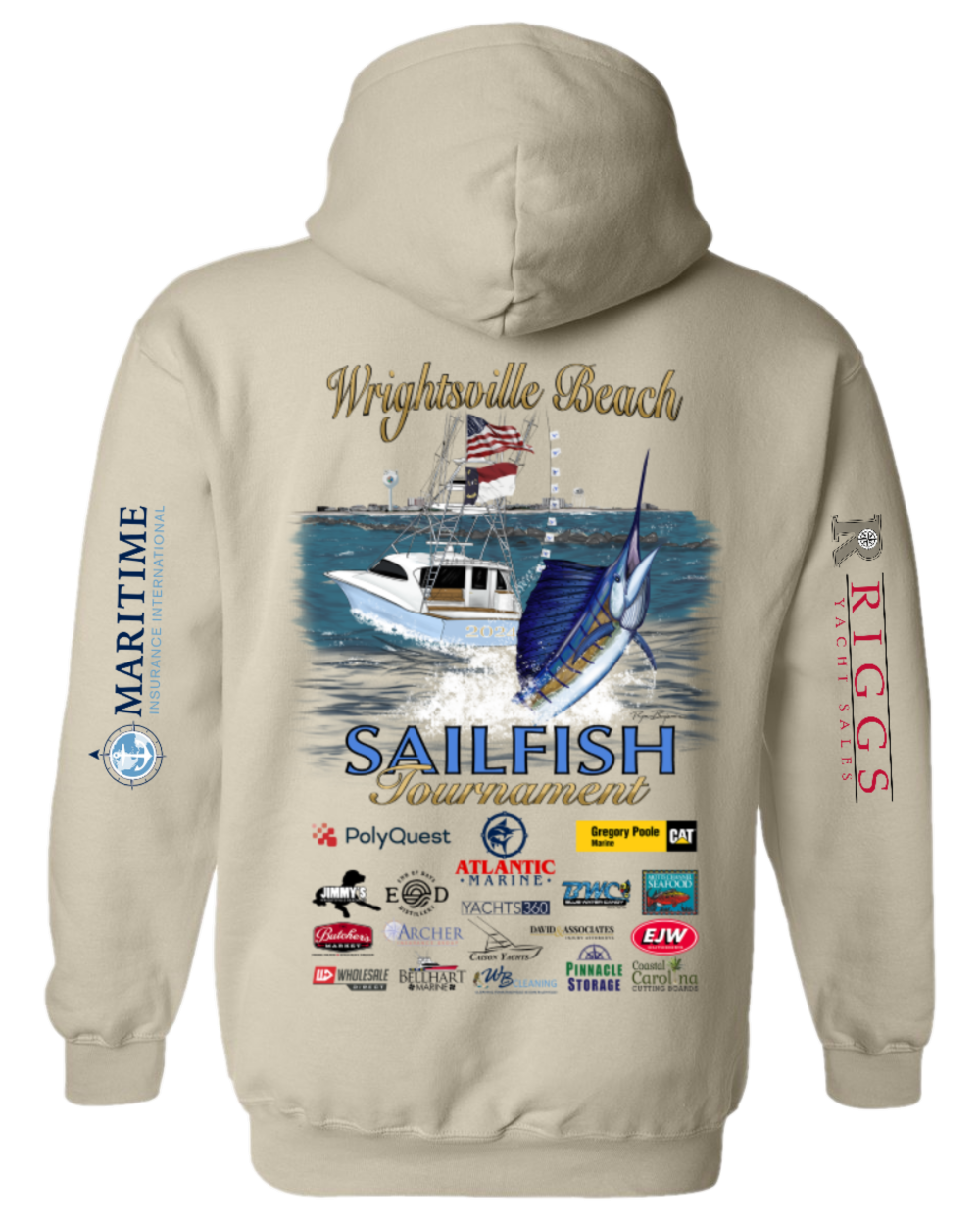 WBSFT Hooded Sweatshirt – Intracoastal Angler