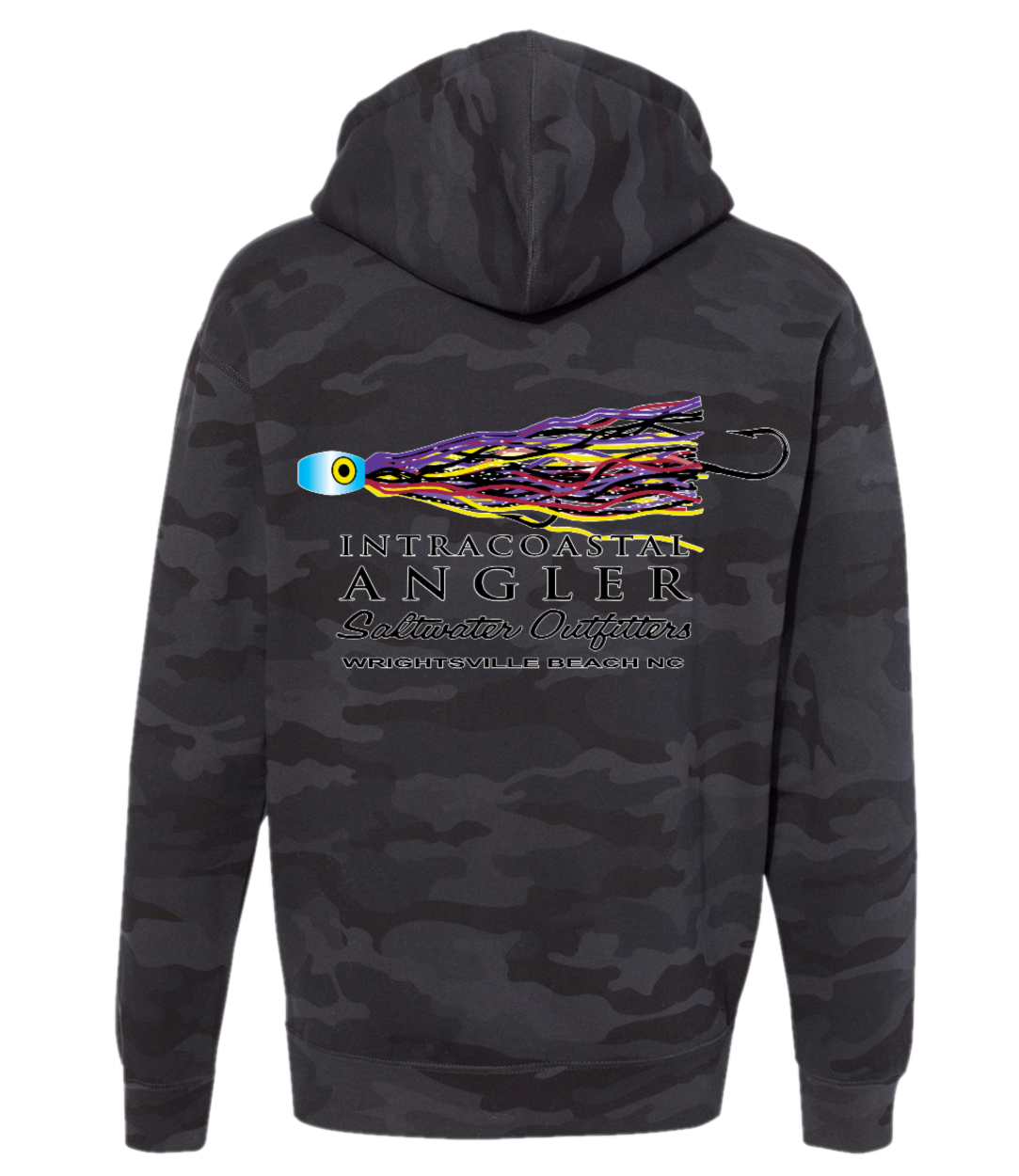 Black Camo Lure Hoodie – Intracoastal Angler