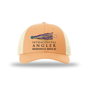 IA Lure Stitch Hat - 115 Lowpro Trucker - Peach/Birch