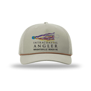 IA Lure Stitch Hat - 355 | Laser Perf Performance Trucker - Trenchcoat/Russet-Grey