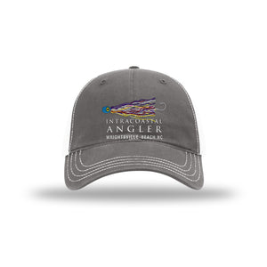 IA Lure Stitch Hat - 111 Unstructured Trucker - Charcoal/White