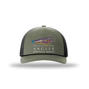 IA Lure Stitch Hat - 112FPR 5 Panel Rope Trucker - Loden/Black