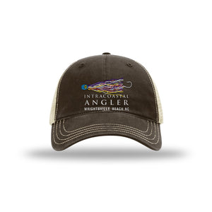 IA Lure Stitch Hat - 111 Unstructured Trucker - Brown/Khaki