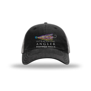 IA Lure Stitch Hat - 111 Unstructured Trucker - Black/Charcoal