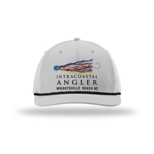 IA Lure Stitch Hat - 258 5-Panel Performance Rope - Light Grey/W Black Rope