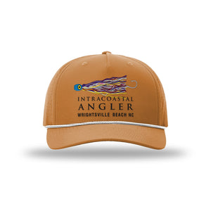 IA Lure Stitch Hat - 355 | Laser Perf Performance Trucker - Clay/White-Black