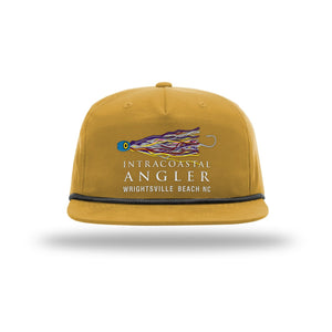 IA Lure Stitch Hat - 256 Umpqua Flatbill - Biscuit w/ Black Rope