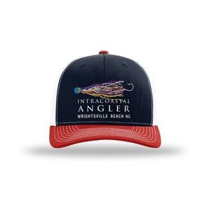 IA Lure Stitch Hat - 112 Trucker - Navy/White/Red