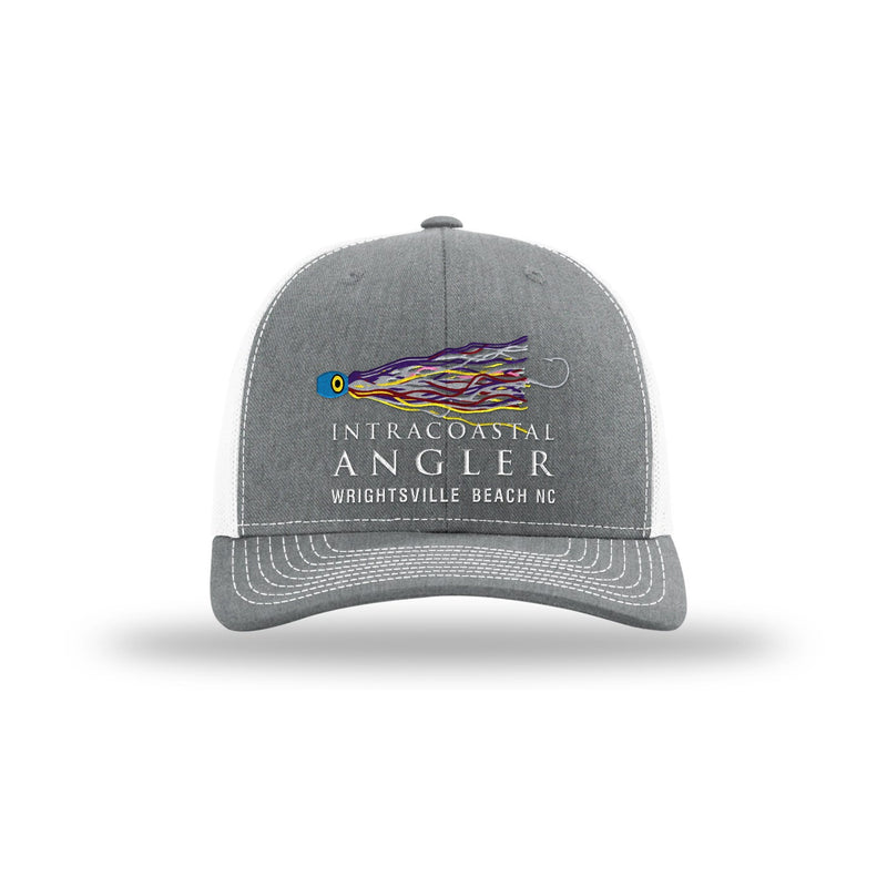 IA Youth Lure Stitch Hat - 112 Youth Trucker - Heather Grey/White
