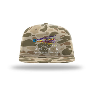 IA Lure Stitch Hat - 256P Printed Umpqua - Harvest Duck Camo/Brown Rope