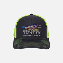 Load image into Gallery viewer, Charcoal/Neon Lure Stitch Hat
